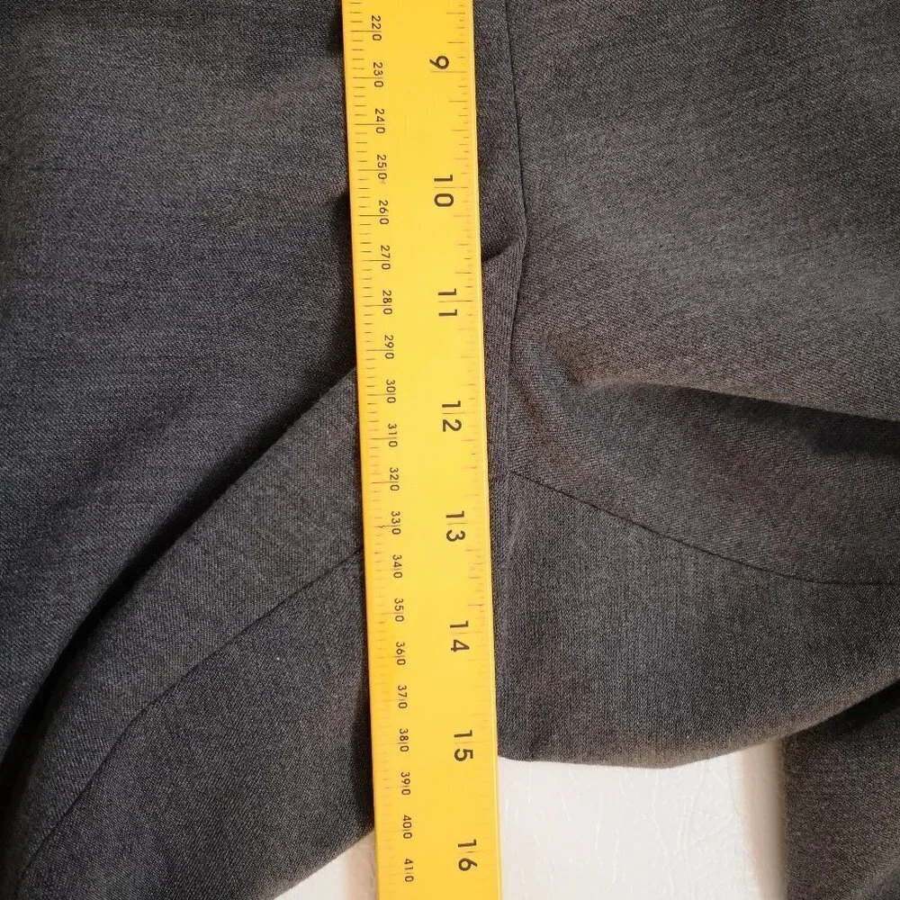 Laura Plus Ladies Size 16 Straight Legs Dark Grey Dress Pants - Picture 10 of 11